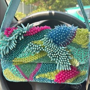 Viral Colorful Beaded Women's Bag